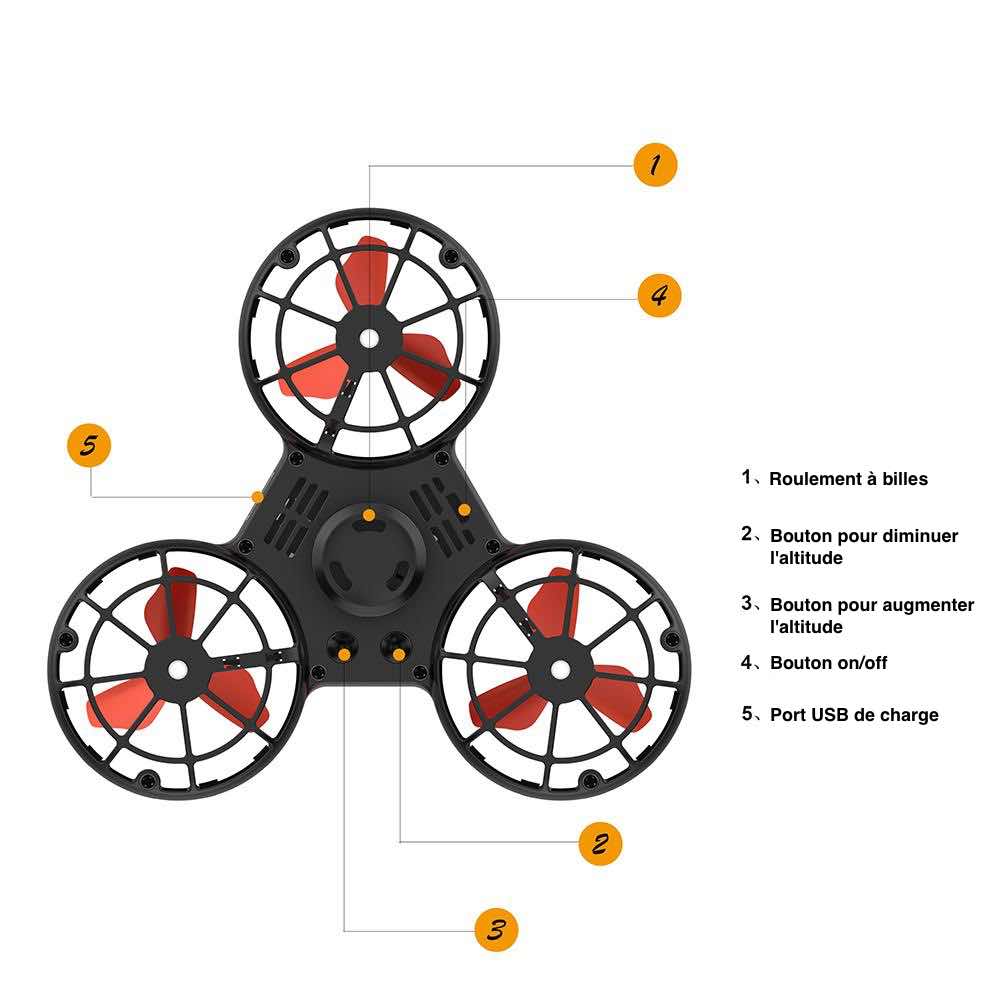 Hand Spinner Volant Drone