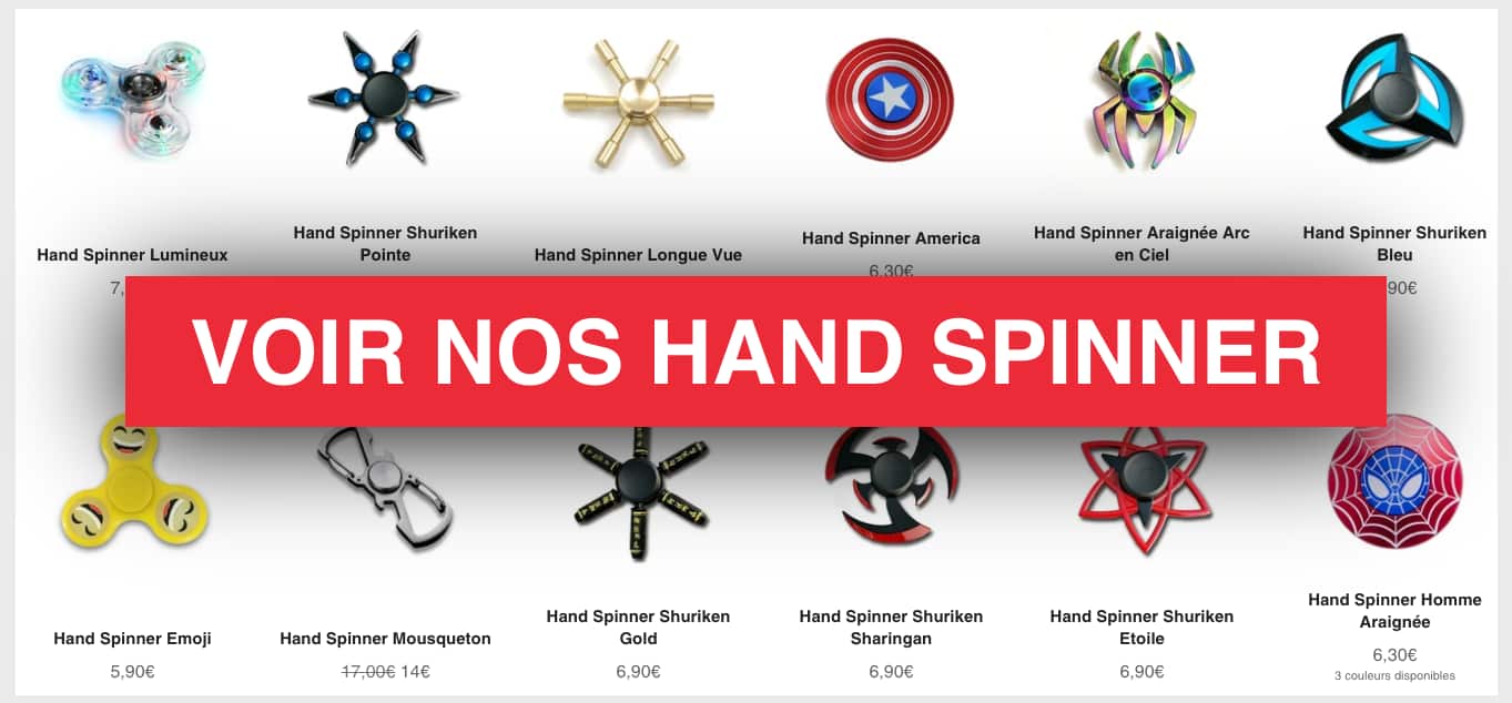 collection hand spinner