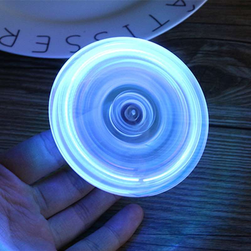 Hand Spinner lumineux LED Bleu Hand Spinner : King Jouet, Jeux de